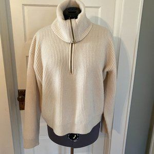 J Crew half zip cashmere sweater XL